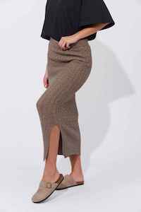 HAVEN Cadiz Knit Skirt Marle