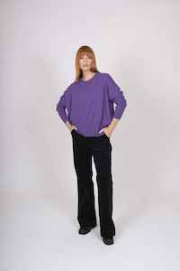 B&L Relax Wedge Pullover Grape