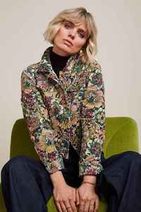 Jackets: KING LOUIE Janey Tulsa Cr Cord Jacket Black