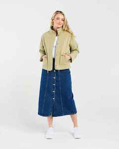 BLACKSTONE Helene Quilted Jacket Sage