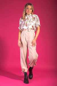 Sale: CHARLO Bronte Cargo Pants Beige