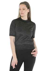 Jump: JUMP Metallic SSl Pullover Black