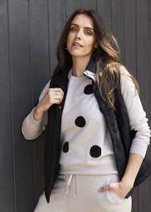 Jump: JUMP Diamante Spot Pullover StoneMrl