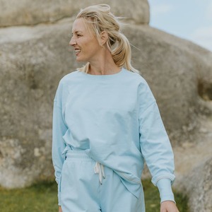 Knitwear: MOKE Suzy Sweater IBlue