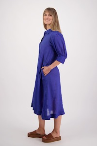 Shirts: BRIARWOOD Christine Shirt Dress Royal