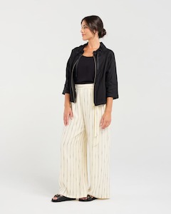 BLACKSTONE Victoria Zip Jacket Black