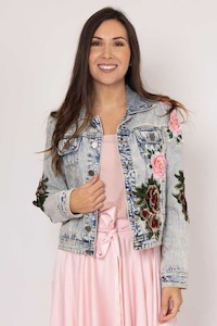 AUGUSTINE Lily Denim Jacket Blue