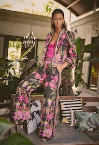 ONCE WAS Willow Pants Black