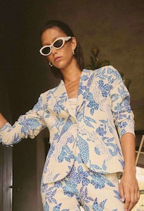 Once Was: ONCE WAS Leandro Blazer AzureMos