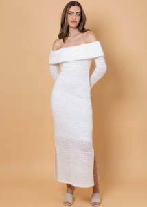 AMAYA Pepe Sequin Dress White