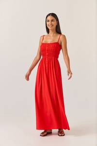 TUESDAY Game Dress Tomato