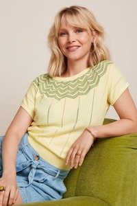 Tops: KING LOUIE Yoke Hoops Top CreamMint