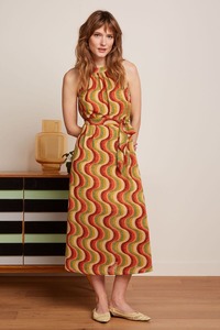 King Louie: KING LOUIE Virna Jiggy Dress RRed