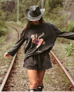 Paper Heart: PAPER HEART WWest Top/Short Set UnwChar