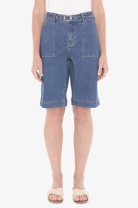 JUMP Bermuda Denim Shorts DBlue