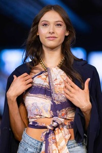 Tops: AMAYA Carter Halter Chain Top Egyptian