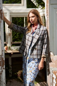 TUESDAY Emma Jacket SilverCheck