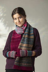 ERIBE Alloa Fairisle Scarf Asstd 2026