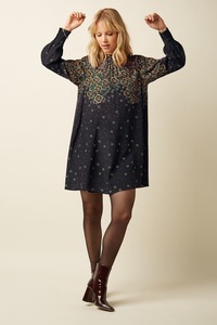 Dresses: KING LOUIE Sandy Ombra Dress Black