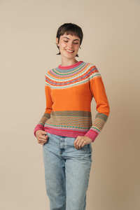 Knitwear: ERIBE Alpine Sweater Dazzle (long)