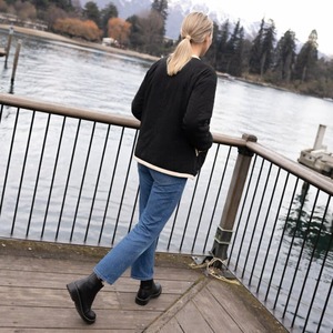 Jackets: MOKE Juniper Rev Jacket BlackCr