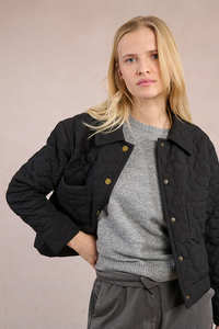 Jackets: MOLLY BRACKEN Woven Jacket Black