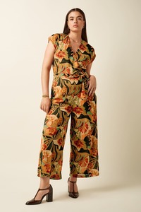 KING LOUIE Mary Dazz Jumpsuit BlackFl