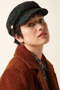 KING LOUIE Sailor Tweedy Cap SycamGreen