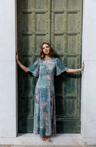 Dresses: KACHEL Florence Maxi Dress Thistle