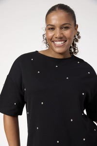 Tops: HAVEN Boston Studded Sweat Tee Black