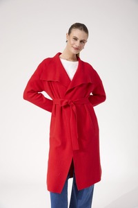 Knitwear: HAVEN Chamonix Cardy Red