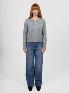 Bridge Lord: B&L Marnie Cropped Cardy Mid Grey