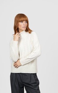 Bridge Lord: B&L Cable Raglan Pullover Ivory