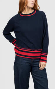 Bridge Lord: B&L Stripe Raglan Pullover InkCay