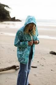 Our Full Range: FLOCK Rain Jacket Aqua Bloom