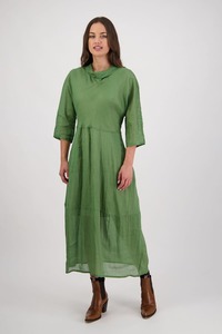 Dresses: BRIARWOOD Rowena Ramie Dress Grass