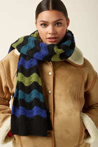 Our Full Range: KING LOUIE Botany Knit Scarf Black