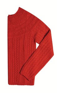 Knitwear: ERIBE Vaila Lace Sweater ERed