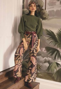 ONCE WAS Adele Belt Pants DTropique