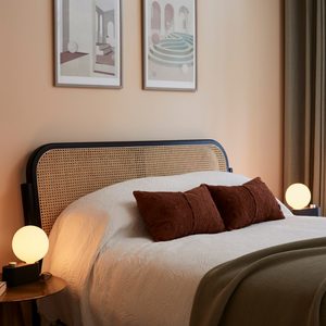 Products: Tala Alumina Lamp – Charcoal + Sphere Iv Bulb