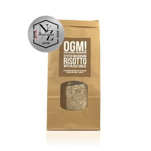 Products: Oyster Mushroom Risotto with Black Garlic