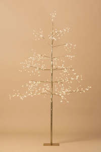 Christmas Trees: Arctic Birch LED Tree Champagne - Large