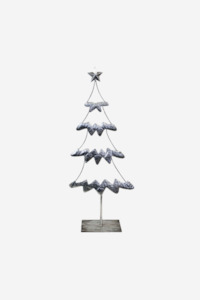Christmas: Silver Metal Tree - Large
