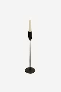 Home: Dax Black Candleholder - Medium
