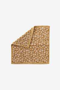 Forget Me Not Cotton Citron /Nougat - Face Cloth