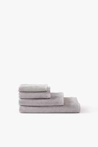 Bathroom: Classic Cotton Bath Towel - Grey