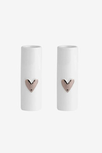 New Arrivals: Silver Heart Mini Vase Set of 2