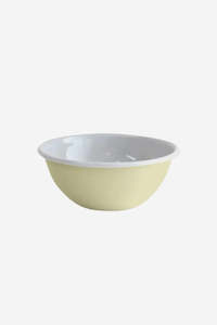 Enamel Bowl 16cm - Butter