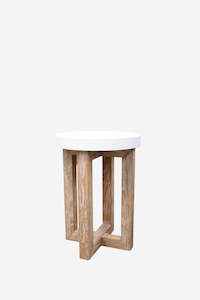 Furniture: Concrete Quad Side Table