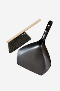 Bathroom: Florence Metal Dustpan and Brush